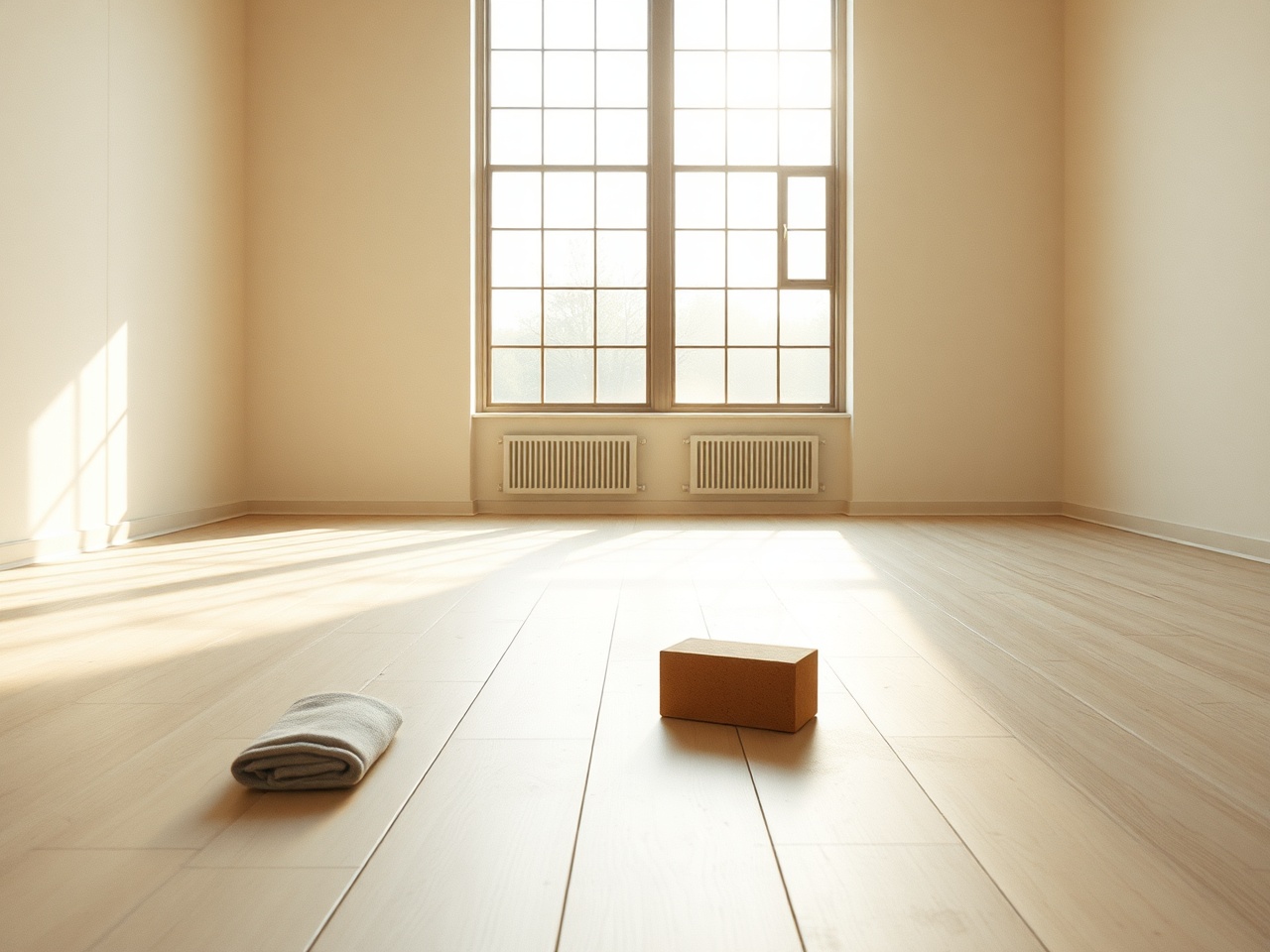 Sample yoga website mockup